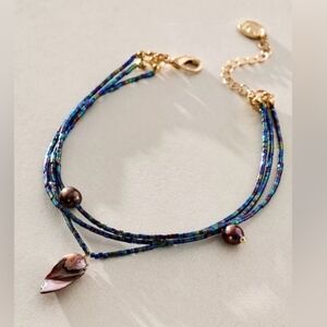 Free people Ariana Ost Ring The Bell Semiprecious Stone Anklet. NWT.